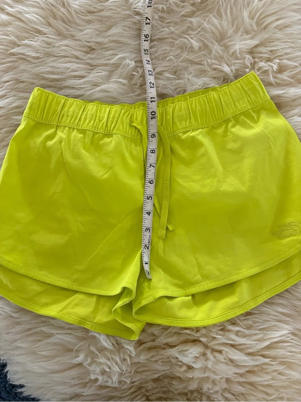 The North Face Class V Neon Green/ Yellow Performance Athletic Shorts